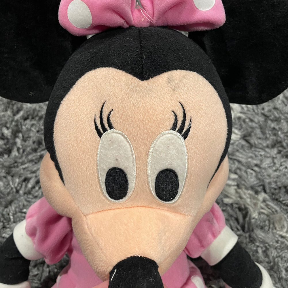 Disney 27” Mickey Mouse and 22” Minnie Mouse Plush Stuffed Animal Set - Picture 3 of 11